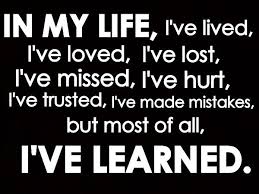 lesson learned